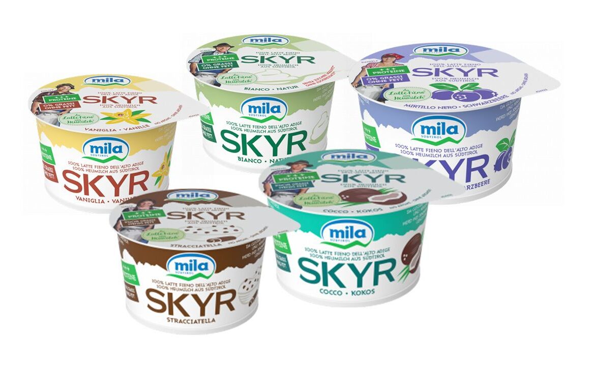 Mila Skyr yogurt: two new flavors, coconut and stracciatella